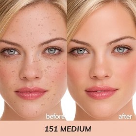 QIC Anti-Cernes Waterproof, Concealer Haute Couvrance 12H+, Texture Crémeuse, Application Facile Sans Effet Masque ni Marquer