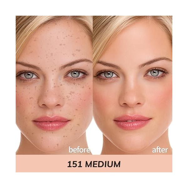 QIC Anti-Cernes Waterproof, Concealer Haute Couvrance 12H+, Texture Crémeuse, Application Facile Sans Effet Masque ni Marquer