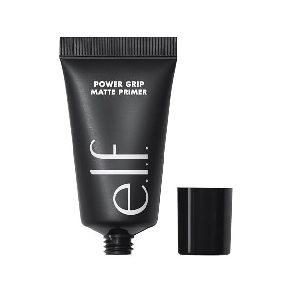 e.l.f. Mini Power Grip Primer mat, finition mate, longue durée, convient à tous les types de peau, infusé avec un mélange de 