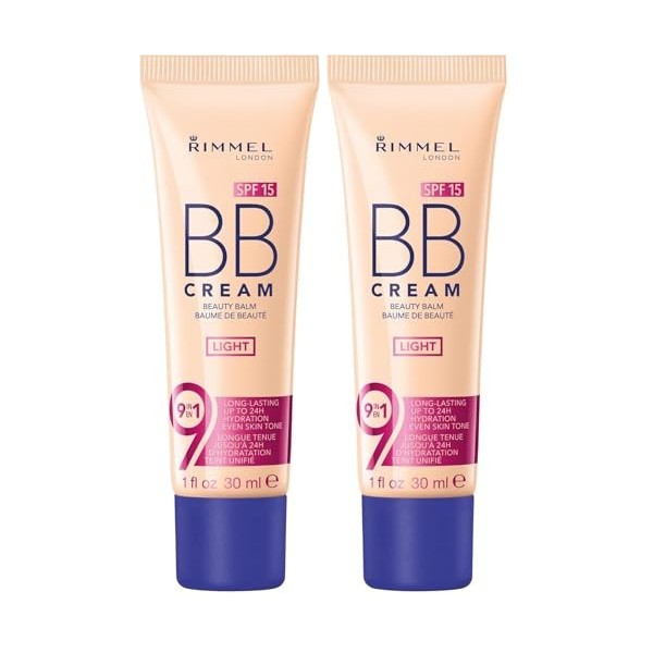 Rimmel London, BB Cream per trucco Match Perfection 9 in1 Lot de 2 