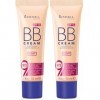 Rimmel London, BB Cream per trucco Match Perfection 9 in1 Lot de 2 
