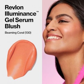 Revlon Illuminance Gel Sérum Blush, Joue Visiblement Repulpée, Fini Lumineux et Hydratation Toute la Journée, 130 Beaming cor