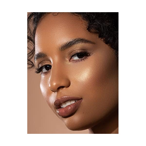 SHEGLAM Glow Bloom Surligneur liquide imperméable longue durée avec finition rosée scintillante – Gâteau au thé