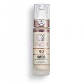 Makeup Revolution, Irl Filter, Longwear, Fond de Teint, F0.2, 23ml