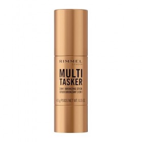 Rimmel London Multi Tasker, Stick bronzer sculptant et contour, tient toute la journée, fini frais, maquillage vegan, 4,5 g 0