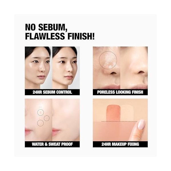 TFIT Translucent Set Finishing Powder - Sebum Control Loose Face Powder, Finition mate et soyeuse légère longue durée Maquill