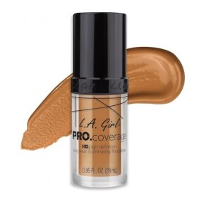L.A. Girl Pro Coverage Illuminating Foundation - Warm Beige