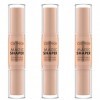 Catrice Magic Shaper Contour & Glow Stick N°020 Lot de 3 crayons de contour Multicolore Définition instantané Naturel, végéta