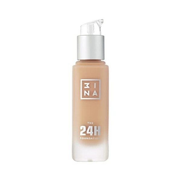 3INA MAKEUP - The 24h Foundation 609 - Fond de Teint Rose clair avec Sous-Teinte Rose/Neutre - Fond de Teint Couvrant Imperfe