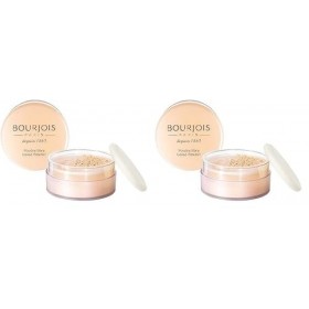 Bourjois - Poudre Libre - Fixe Le Maquillage, Pêche - 32 G Lot de 2 
