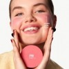 3INA MAKEUP - The No-Rules Powder 348 - Rose clair - Poudre Compacte 3 en 1 Rose clair pour Yeux Lèvres et Joues - Poudre ave