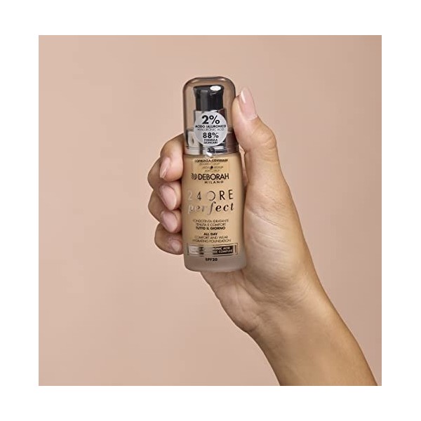 Deborah Milano Fond de teint liquide Perfect hydratant SPF 20, N.3.1 Light Gold, 30,0 ml