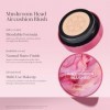 KYDA Air Cushion Blush, Mushroom Air Cushion Blusher Natural Glow Liquid Blusher pour joues et yeux, opacité mate, facile à e
