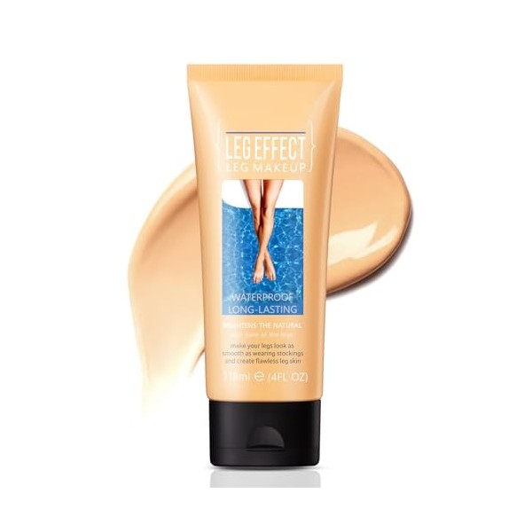 Boobeen Maquillage des jambes et du corps - Imperméable - Pour le maquillage des jambes - Illuminateur - Illuminateur - Éclai