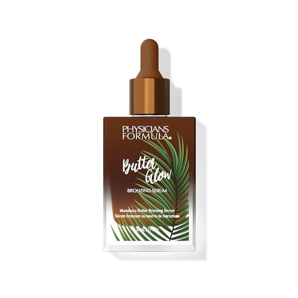 Physicians Formula Butter Glow Bronzing Serum, Soin Nourrissant Bronzer Liquide pour un Teint Rayonnant et Ensoleillé, Enrich