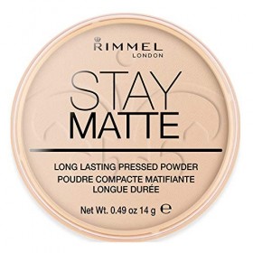 Rimmel Stay Matte Poudre Pressée, 003 Peach Glow Lot de 2 