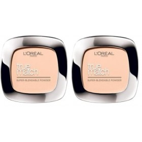 LOreal True Match Poudre 4 Beige Lot de 2 