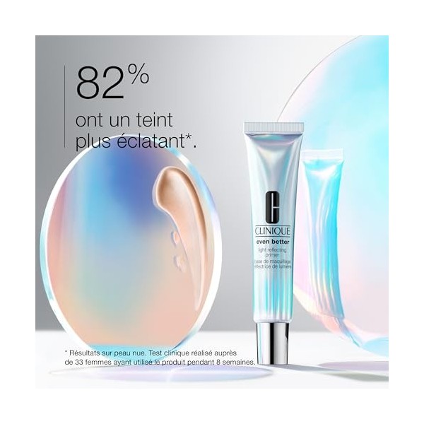Clinique Even Better Base de Maquillage Réflectrice de Lumière Vitamine C + Acide Hyaluronique Tous Types de Peaux | Fini Hyd
