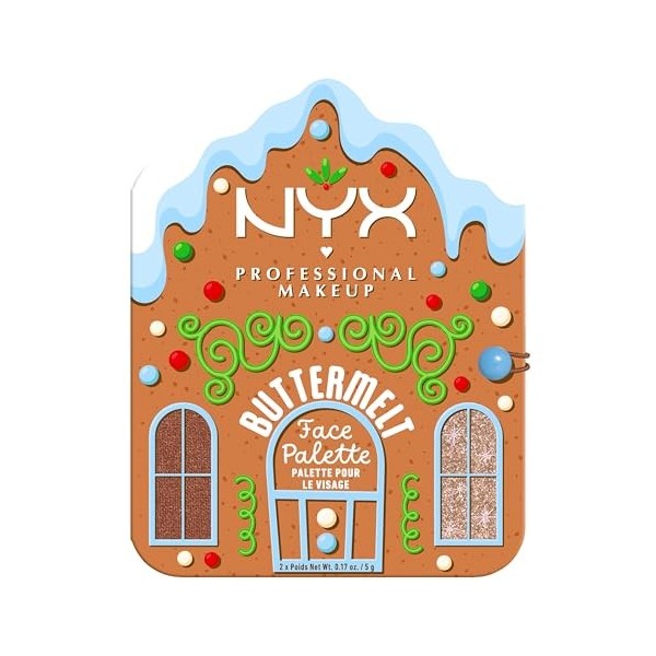 NYX Professional Makeup - Holiday 25 Buttemelt Face Palette - Light Medium
