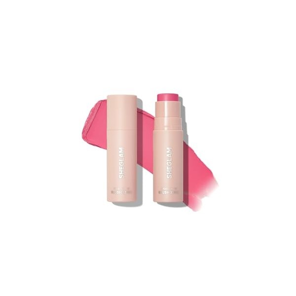 SHEGLAM Snatch N Cream Blush Stick - Blush permanent à haute teneur en pigments pour les joues - Midnight Hour