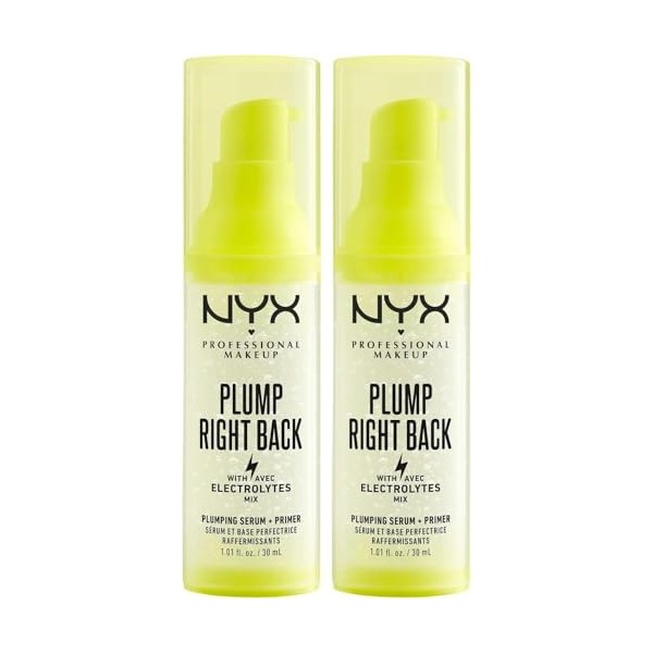 NYX Professional Makeup - Base Fixatrice de Maquillage 2-en-1 - Aux Électrolytes et Vitamines - Repulpe et Hydrate - Formule