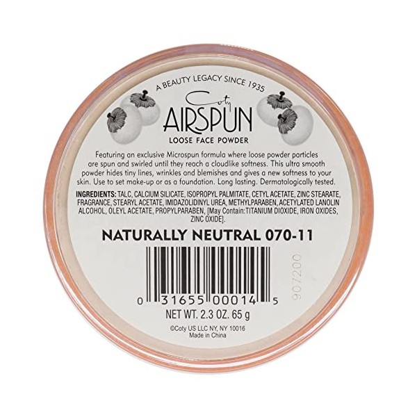 COTY Airspun Loose Face Powder - Naturally Neutral