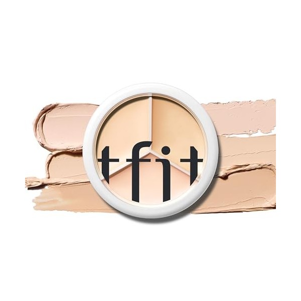 TFIT Cover Up Pro Palette correctrice de couleur 3 en 1 avec couverture complète, 00 Light, 15 g