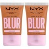 NYX Professional Makeup Fond de Teint Effet Flouté Bare With Me Blur, Couvrance Moyenne, Fini Mat Naturel, Niacinamide, Match
