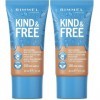 Rimmel - Perfecteur de teint Kind & Free - 150 Rose Vanilla Lot de 2 