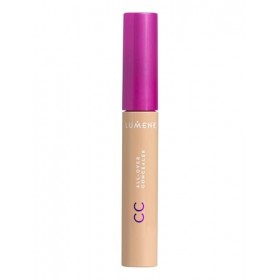 LUMENE CC Correcteur de couleur intégral avec couverture légère et moyenne, formule végétalienne, 2 Medium 8,5 ml
