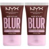 NYX Professional Makeup Fond de Teint Effet Flouté Bare With Me Blur, Couvrance Moyenne, Fini Mat Naturel, Niacinamide, Match