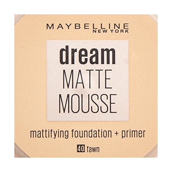 Maybelline Dream Matte Mousse Fond de Teint SPF15 40 Fawn 18 ml