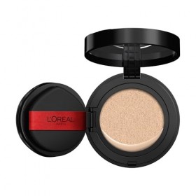 LOréal Paris - Fond de Teint Cushion 24H Air Wear - Haute Couvrance Indétectable - Sans Transfert - Tous Types de Peau - Tei
