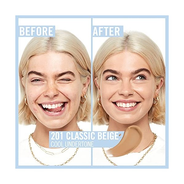 Rimmel - Perfecteur de teint Kind & Free - 201 Classic Beige Lot de 2