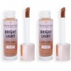 Revolution Bright Light Face Glow, Lueur Éclatante pour le Visage, Teint Lumineux, Luminous Deep Lot de 2 