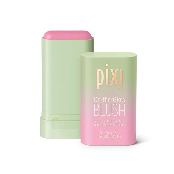 Pixi On-the-Glow Blush | Teinte Cheektone | Stick Blush Hydratant Teinté | Avec Ginseng, Aloe Vera & Extraits de Fruits | Pou