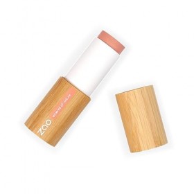 ZAO - Blush Stick RECHARGEABLE - 843 Corail Irisé - BIO VEGAN