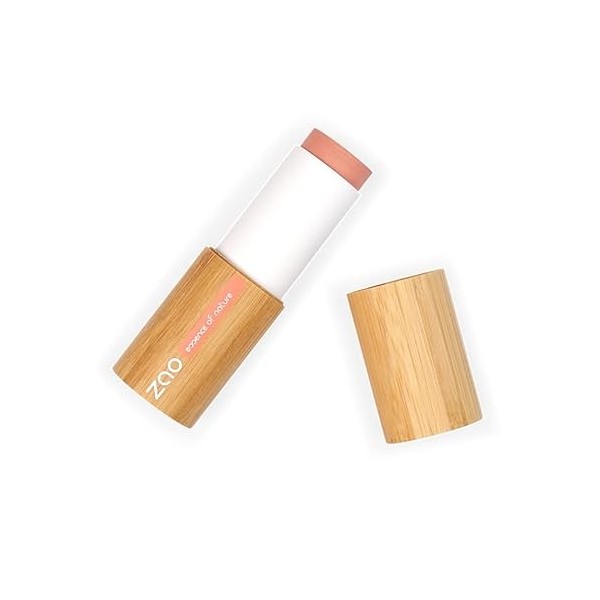 ZAO - Blush Stick RECHARGEABLE - 843 Corail Irisé - BIO VEGAN
