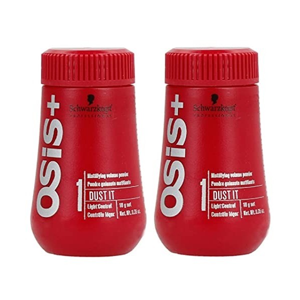 Schwarzkopf OSiS Dust It - Mattifying Powder 0.35 oz Pack Of Two by Schwarzkopf