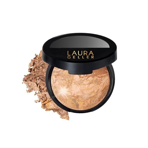 LAURA GELLER NEW YORK Cuit au four balance-N-Glow Illuminating Foundation, Medium Moyen
