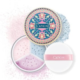 CATKIN Loose Setting Powder, Poudre Libre, Poudre Matifiante, Absorption de lExcès de Sébum, Anti-Pores, Correcteur de Coule
