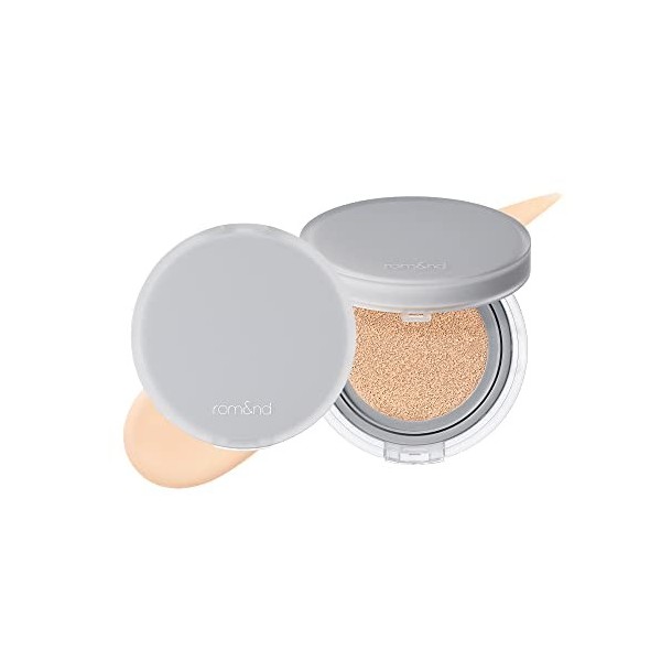 rom&nd Nu Zero Cushion 03 Natural21 Fond de teint couvrant complet, pour tous les tons de peau, aspect impeccable longue duré