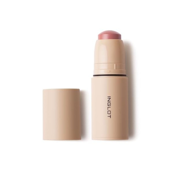 Inglot Cream Stick Blush | Fard à Joues en Stick Crémeux | Facile à Appliquer avec un Fini Naturel | Idéal pour Définir les P