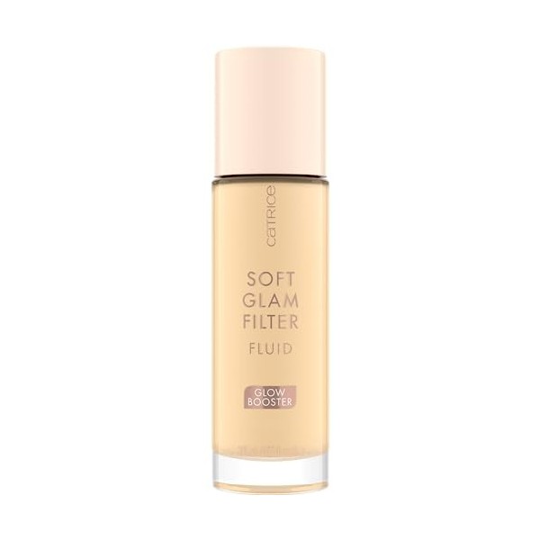 Catrice Soft Glam - Lot de 3 filtres liquides - Base n° 010 - Nude - Nourrissant, naturel, brillant, radieux, végétalien, san
