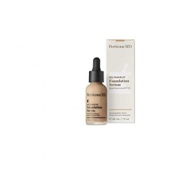 Perricone MD No Makeup Foundation Serum Ivory 30ml - Lightweight, Buildable Coverage with Semi-Matte Finish – Visibly Fades D