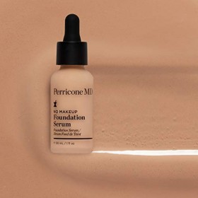 Perricone MD No Makeup Foundation Serum Ivory 30ml - Lightweight, Buildable Coverage with Semi-Matte Finish – Visibly Fades D