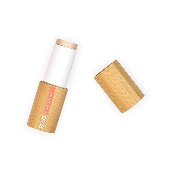 ZAO - Shine Up STICK - 315 Beige doré - RECHARGEABLE - Bio Vegan
