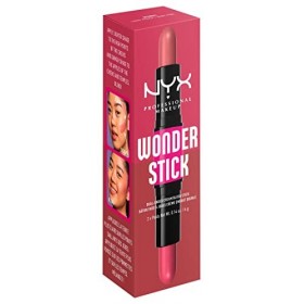 NYX Professional Makeup Blush Crémeux, À lAcide Hyaluronique Hydratant, Texture Modulable, Formule Vegan, Wonder Stick, Tein