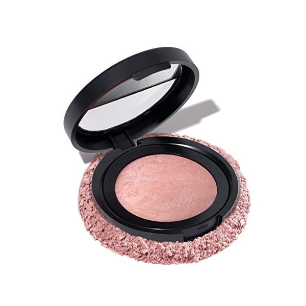 LAURA GELLER Blush Polvere Cotto Blush-n-Brighten Ethereal Rose – Fard Make Up in Polvere Marmorizzato, Cremoso e Leggero, 