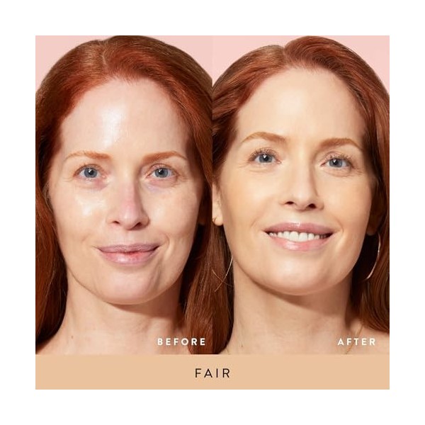 LAURA GELLER NEW YORK Baked Balance-N-Glow Fond de teint illuminant – Couverture transparente à la lumière 102 Fair To Go –